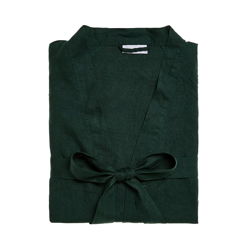 Vintage Washed Linen Ivy Bathrobe