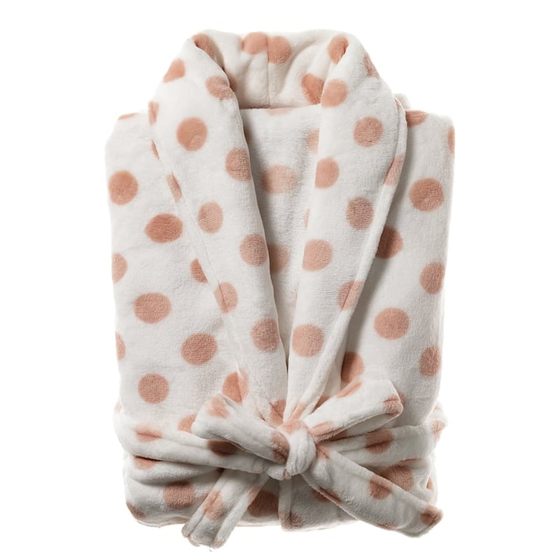 Ultra Soft Bathrobe Regular Polka Dot Rose 