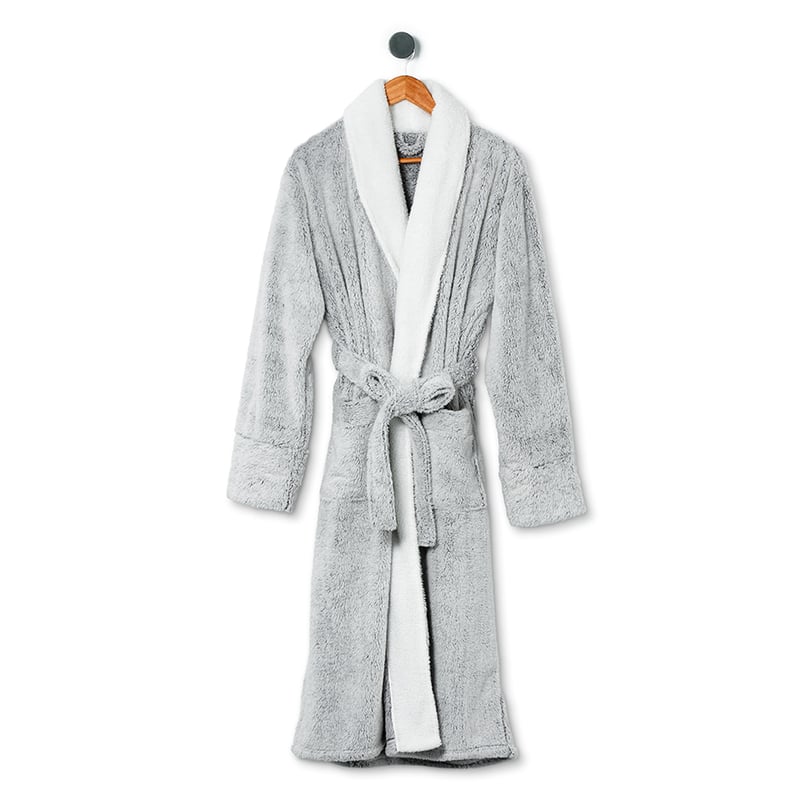 Aspen Fur Bathrobe Grey