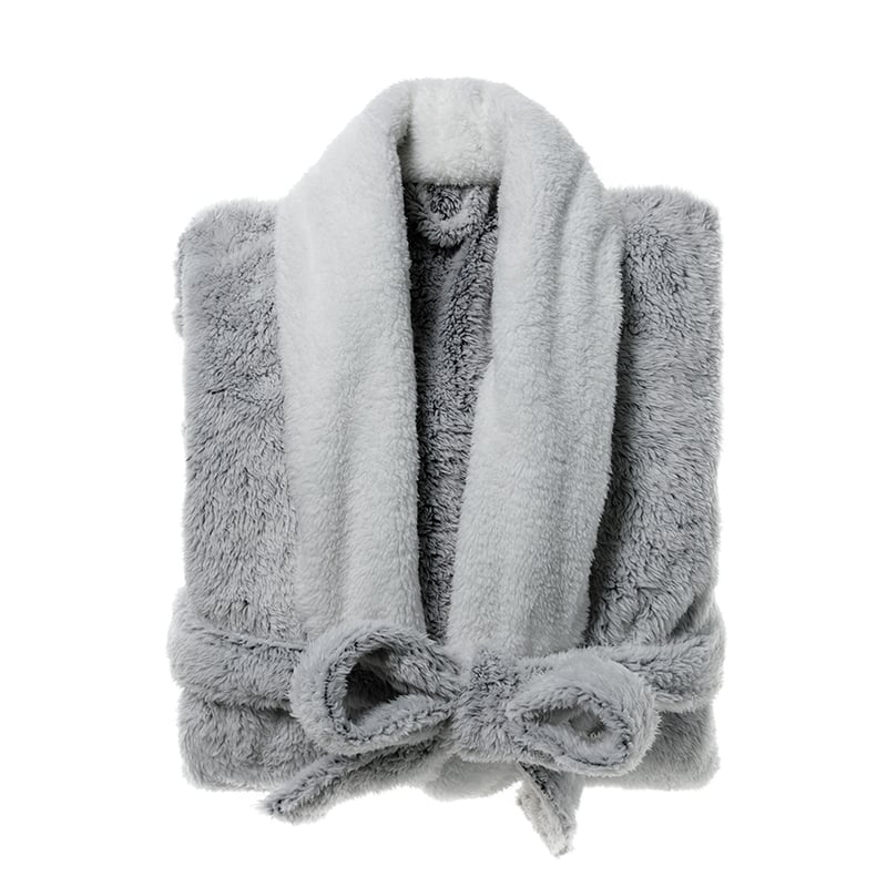 Aspen Fur Bathrobe Grey