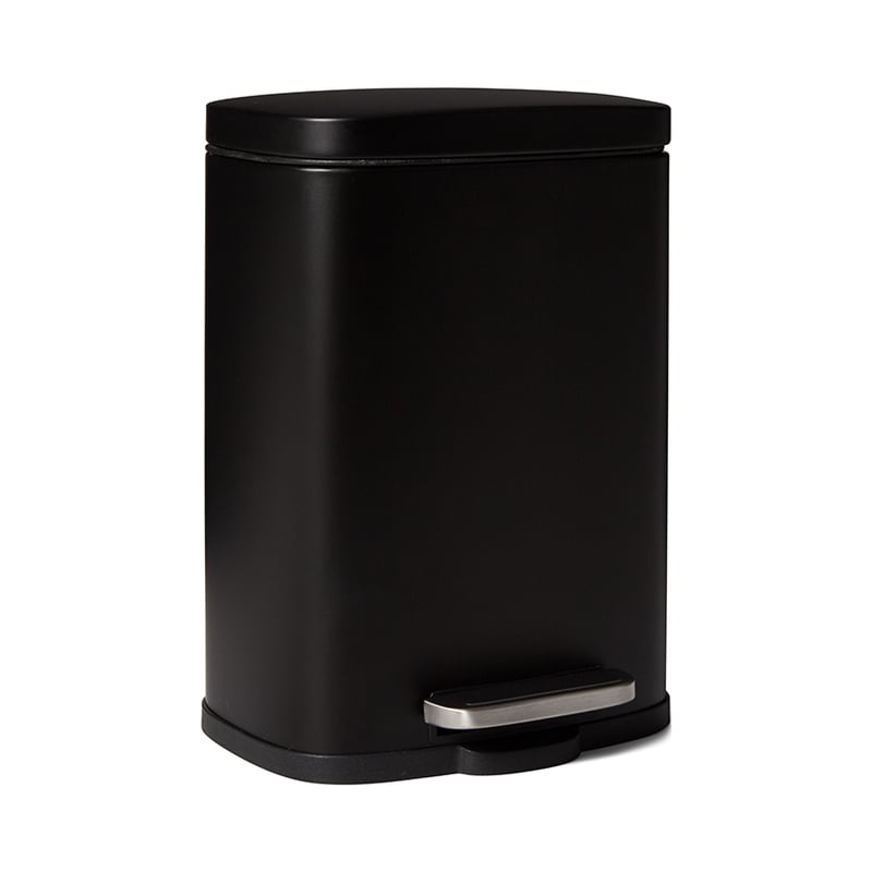 Flip Black Metal Bin
