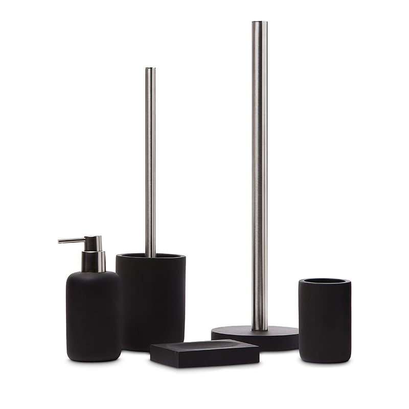 Concrete Charcoal Bathroom Accessories