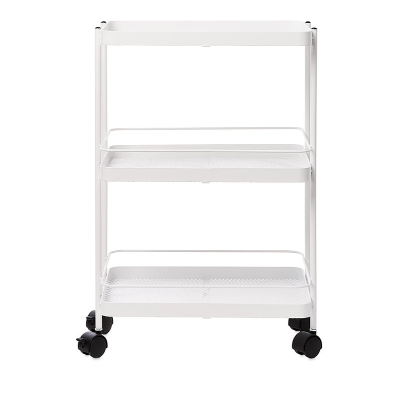 Flip Trolley White Metal