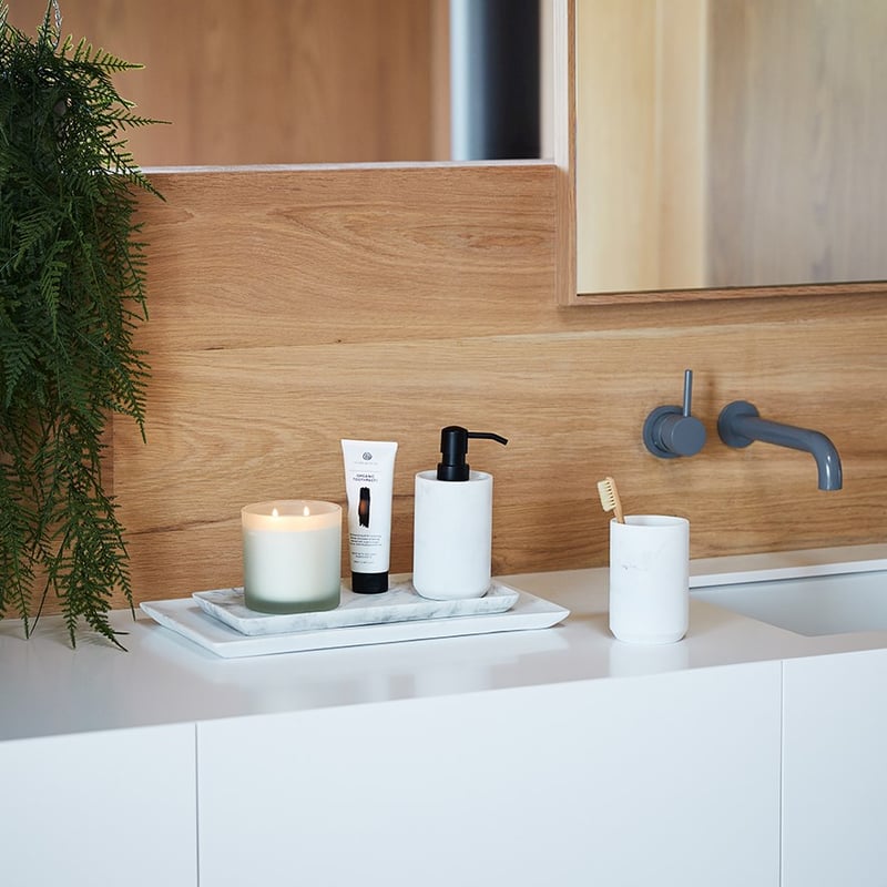 Helsinki White Square Tray