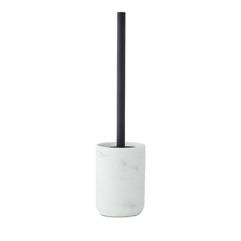 Helsinki White & Black Toilet Brush Holder