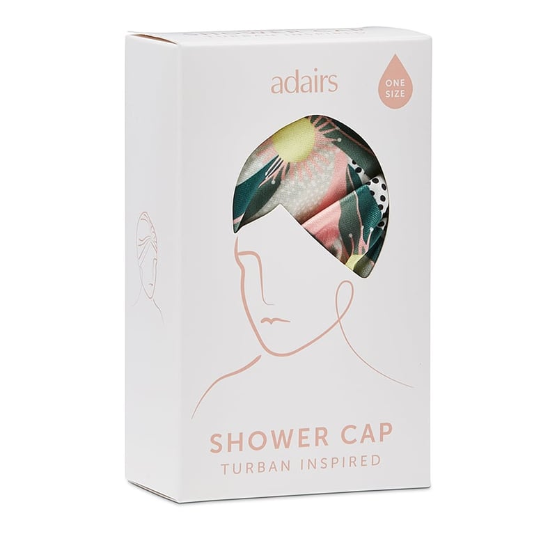 Printed Native Flora Greens Shower Cap