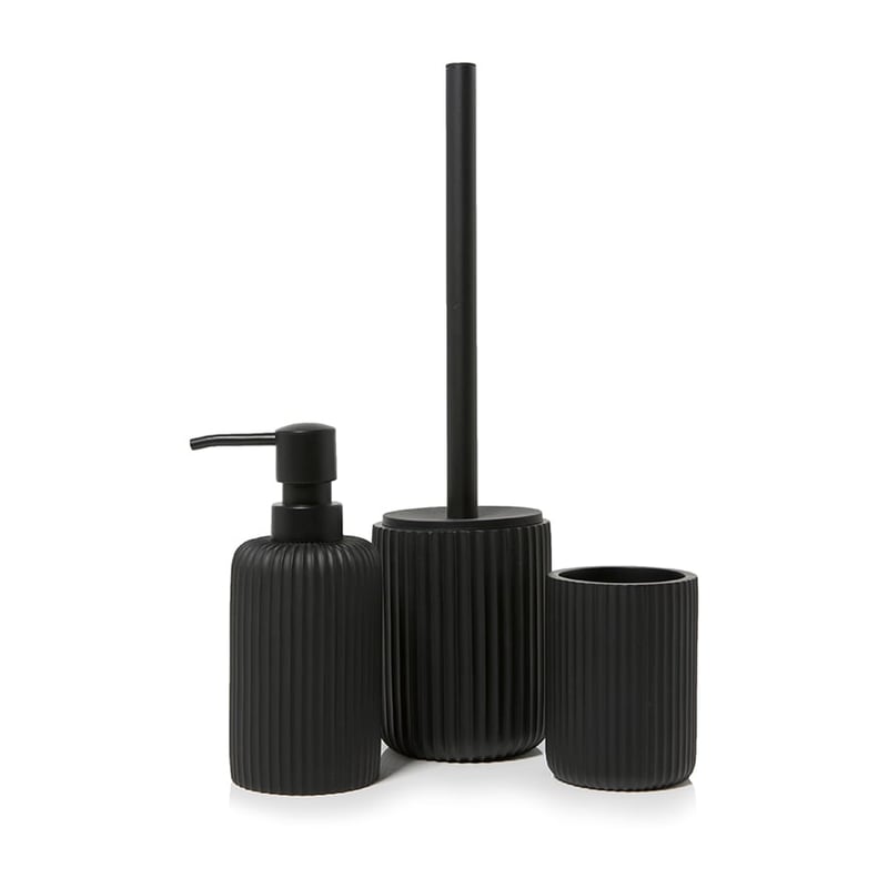 Ebony Black Bathroom Accessories