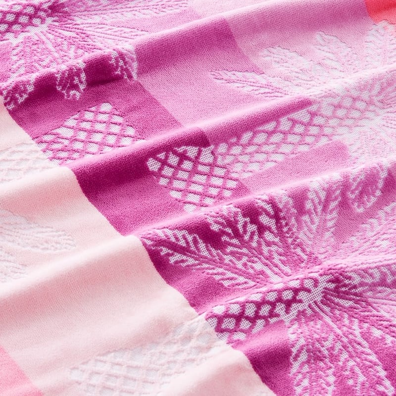 Velour Cuba Berry Beach Towel 