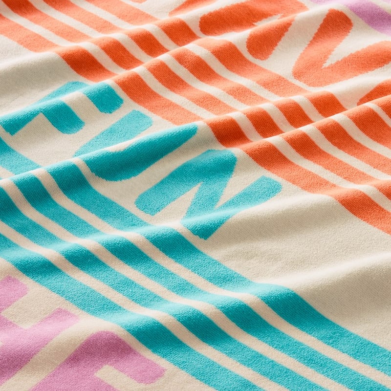 Velour Fun in the Sun Beach Towel