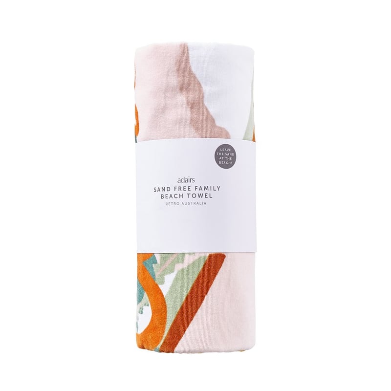 Sand Free Family Retro Australia Beach Towel