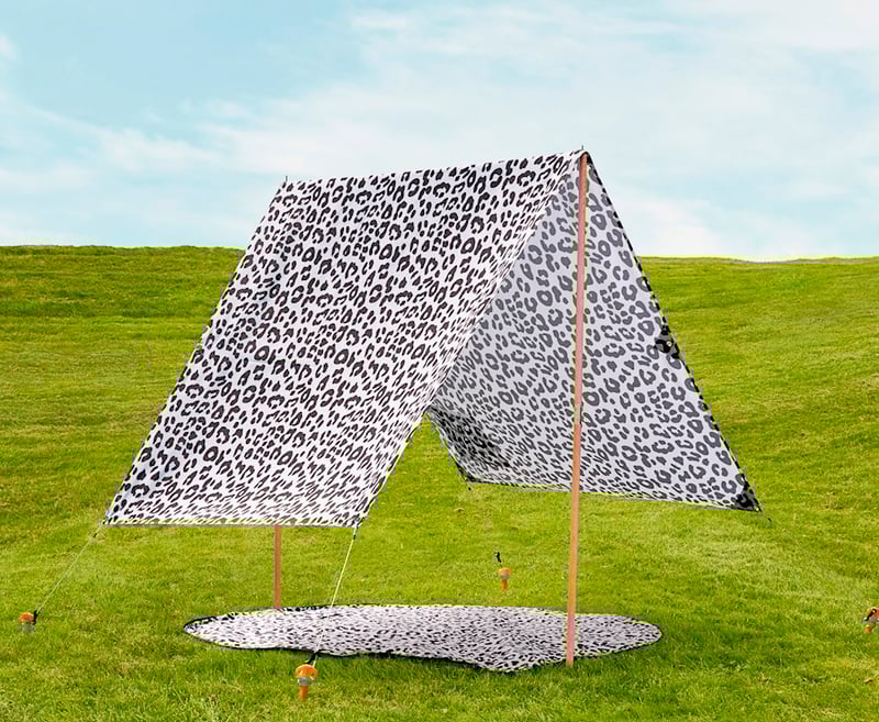 Holiday Leopard Beach Tent