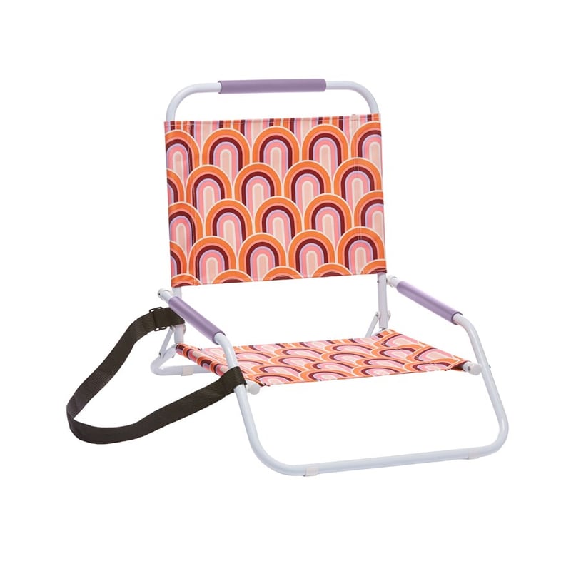 Beach Retro Rainbow Pink Chair 