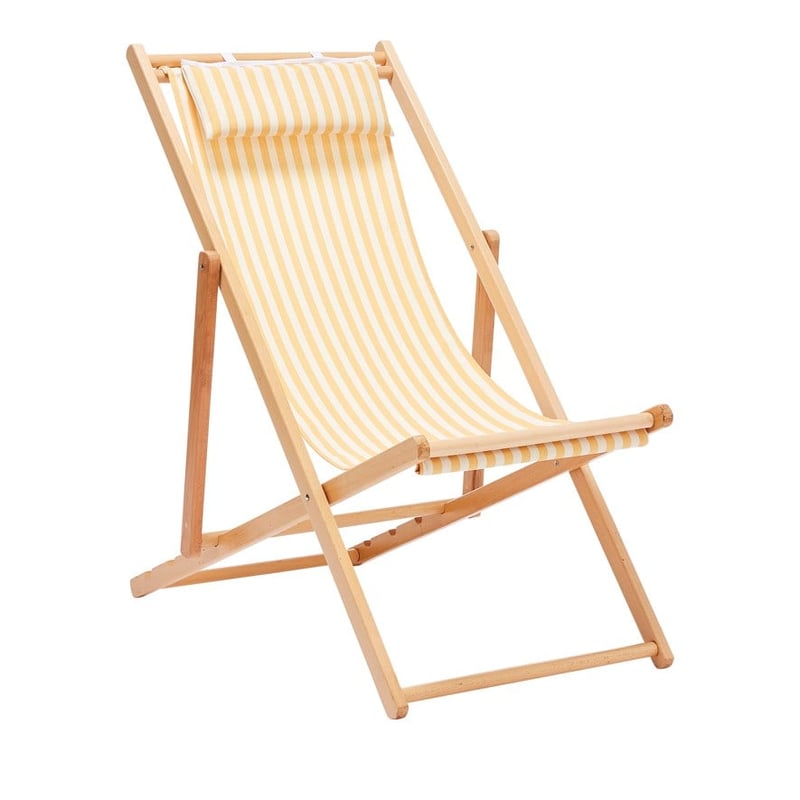Timber Beach Sunshine Stripe Deck Chair