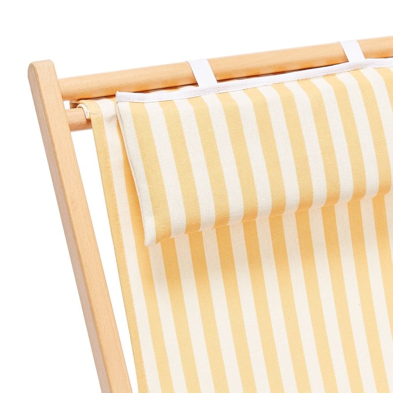 Timber Beach Sunshine Stripe Deck Chair