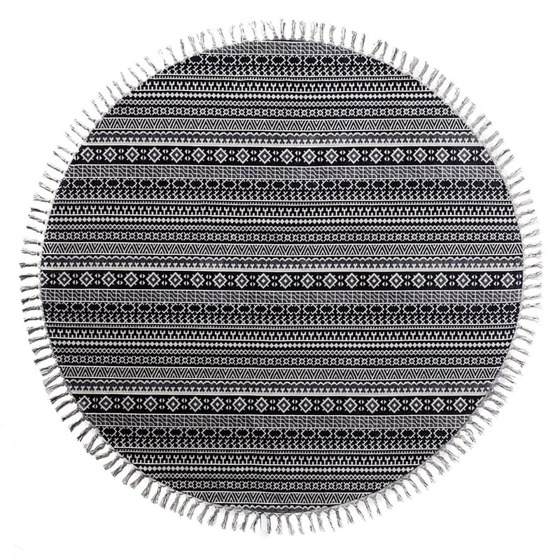 Coal European Beach Kusadasi Velour Circle Towel