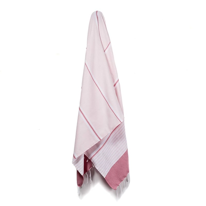 Pink Stripe Turkish Peshtemal Towel