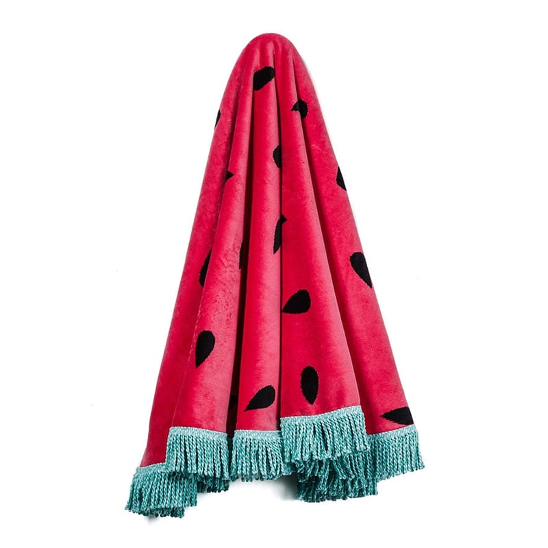 Circle Velour Melon Beach Towel