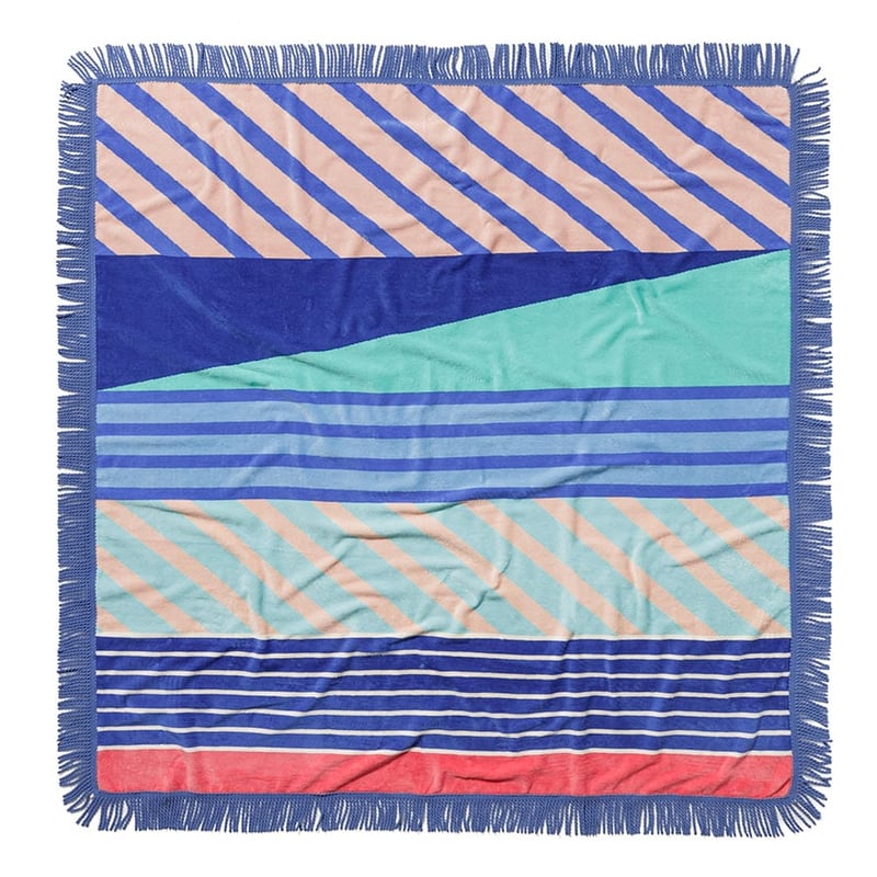 Square Velour Poppins Beach Towel