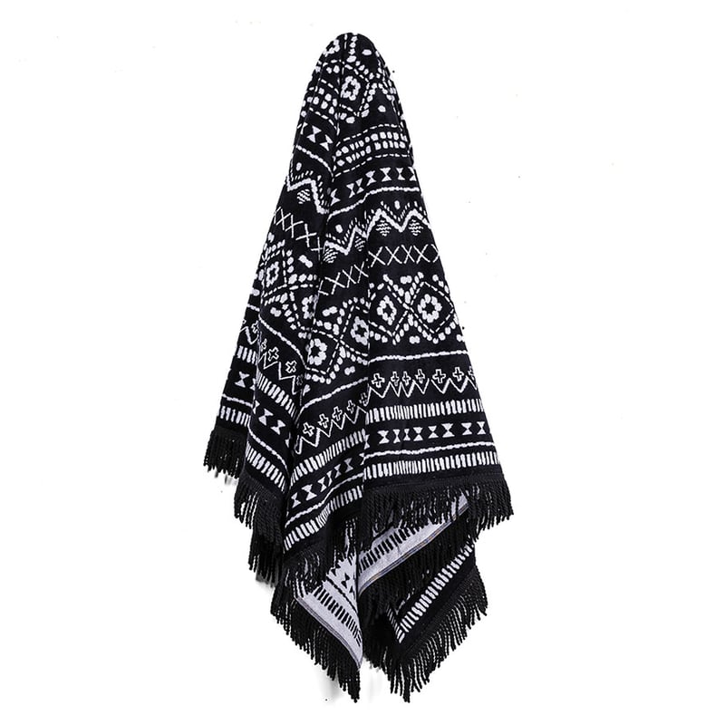 Square Velour Tribal Beach Towel