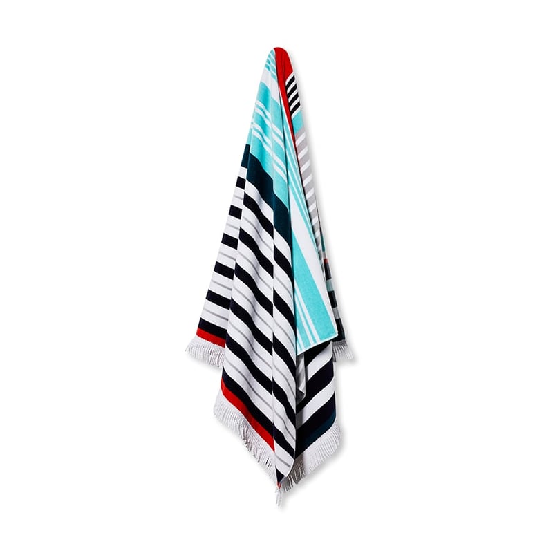 Velour Beach Towel Atlantic Stripe