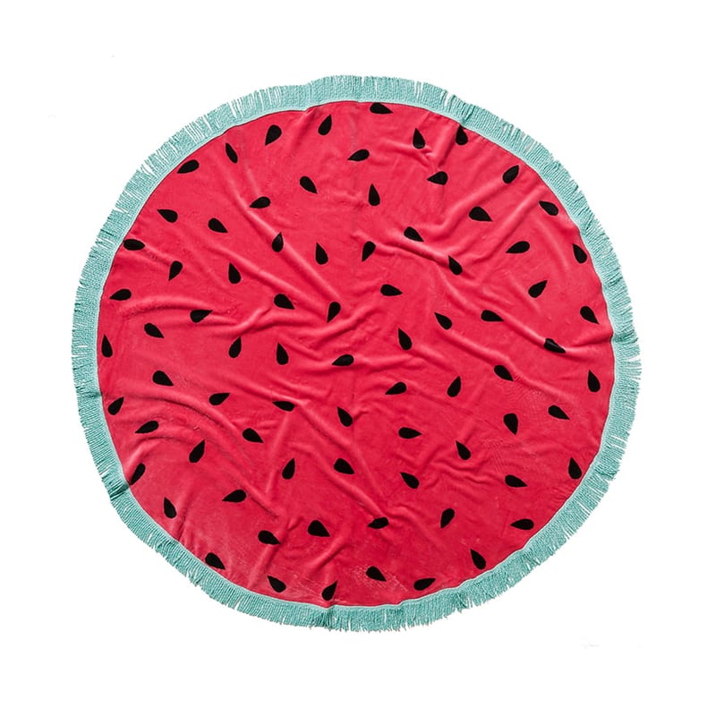Velour Circle Beach Towel Melon 