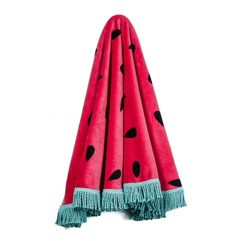 Velour Circle Beach Towel Melon 