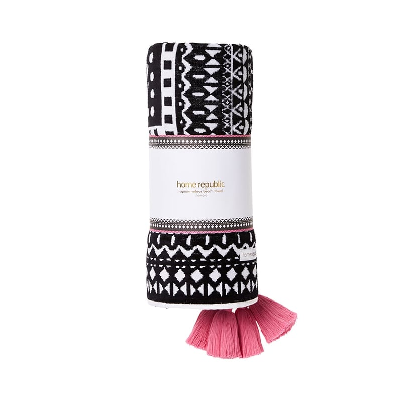 Velour Square Beach Towel Zambia 