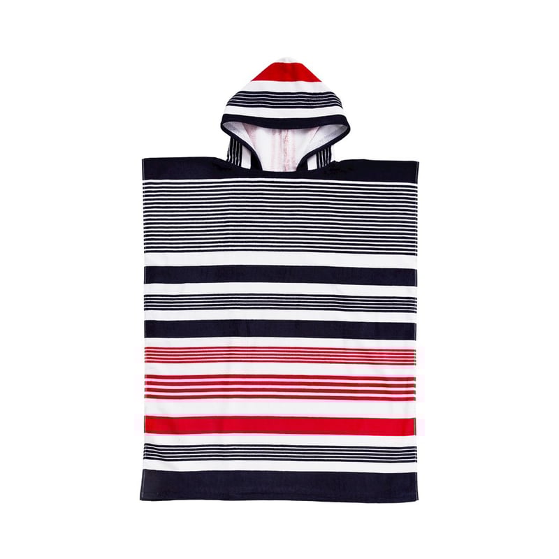 Positano Stripe Hooded Beach Towel 