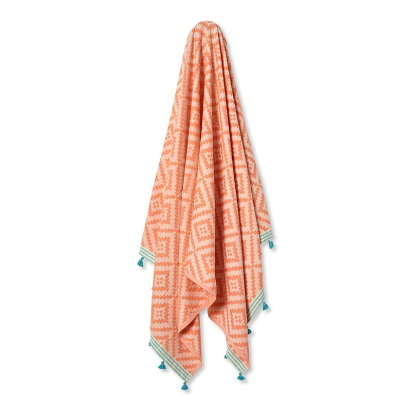 European Turkish Peshtemal Istanbul Coral Beach Towel