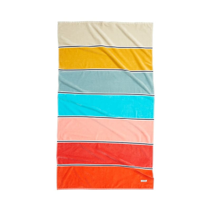 Noosa Multi Stripe Velour Beach Towel