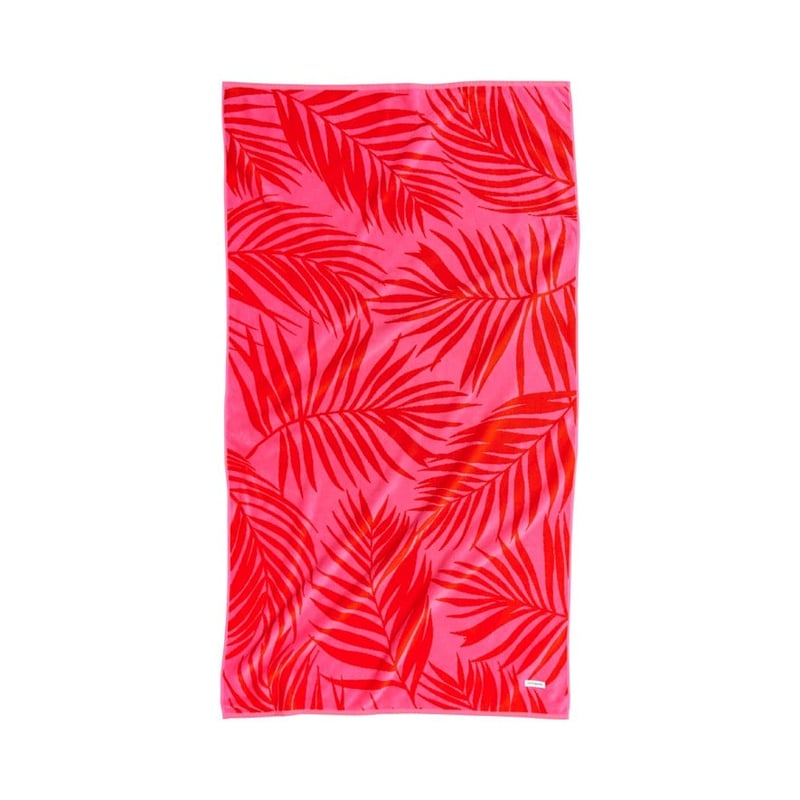 Whitsundays Pink Velour Beach Towel
