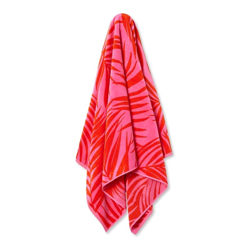 Whitsundays Pink Velour Beach Towel