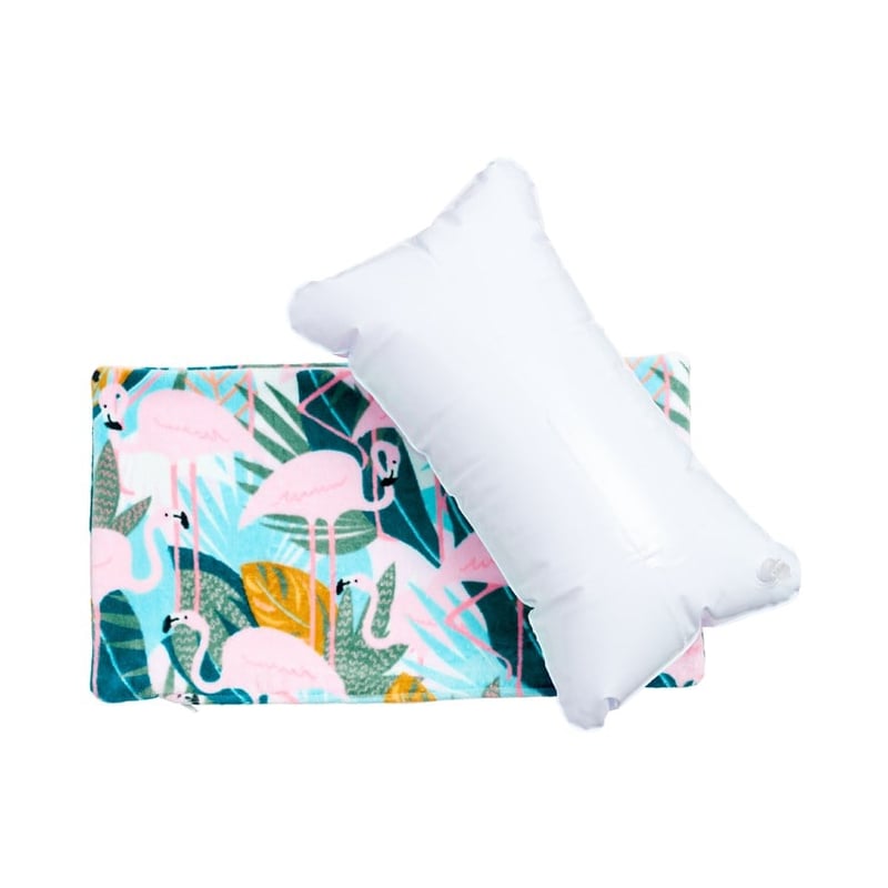 Flamingo Dream Beach Inflatable Pillow