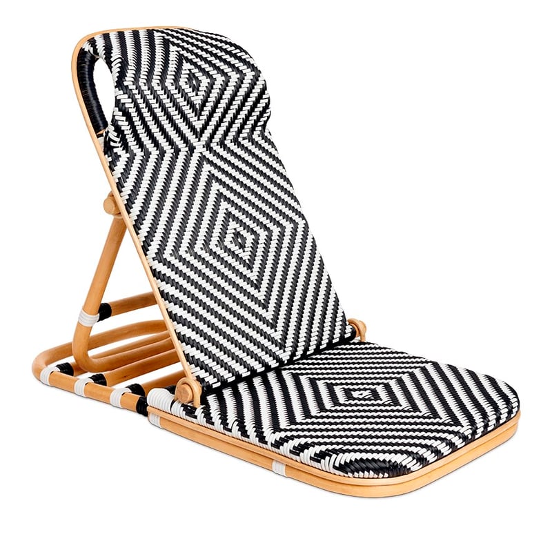 Boho Natural Black and White Beach Chair