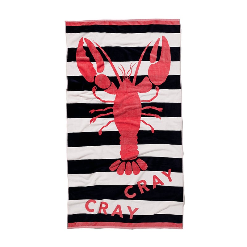 Velour Cray Cray Beach Towel