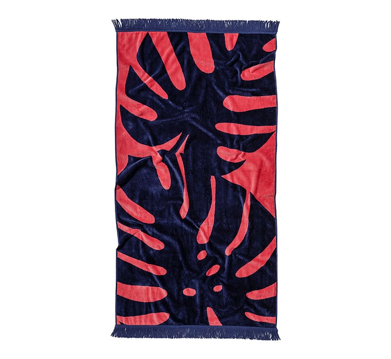 Velour Monstera Beach Towel