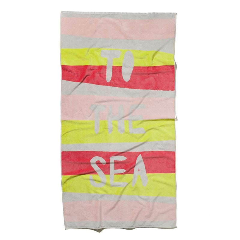 Velour Beach Towel To The Sea 