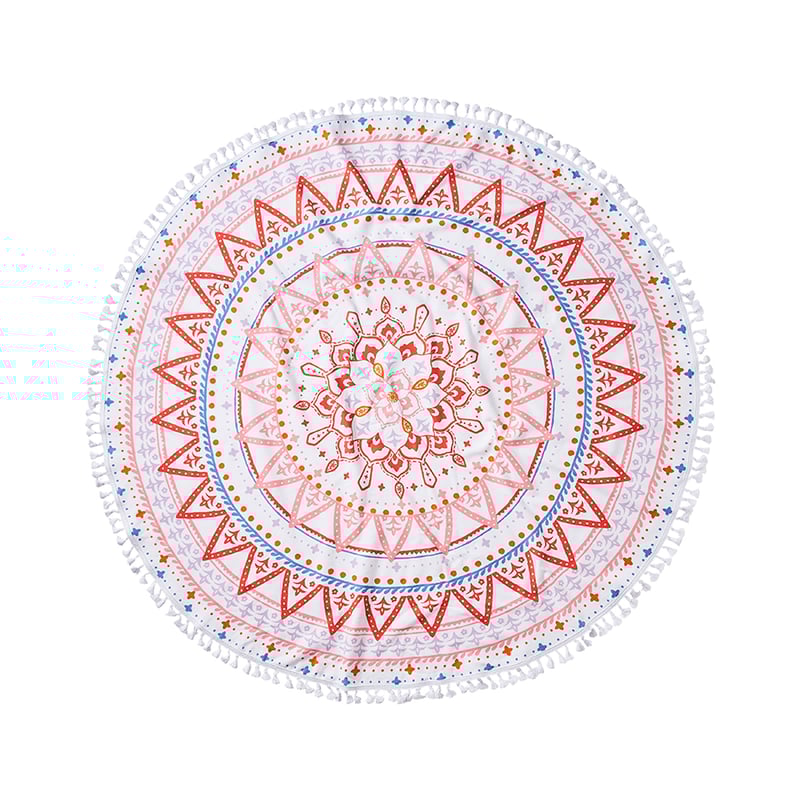 Circle Light Weight Printed Beach Towel Alchemy 