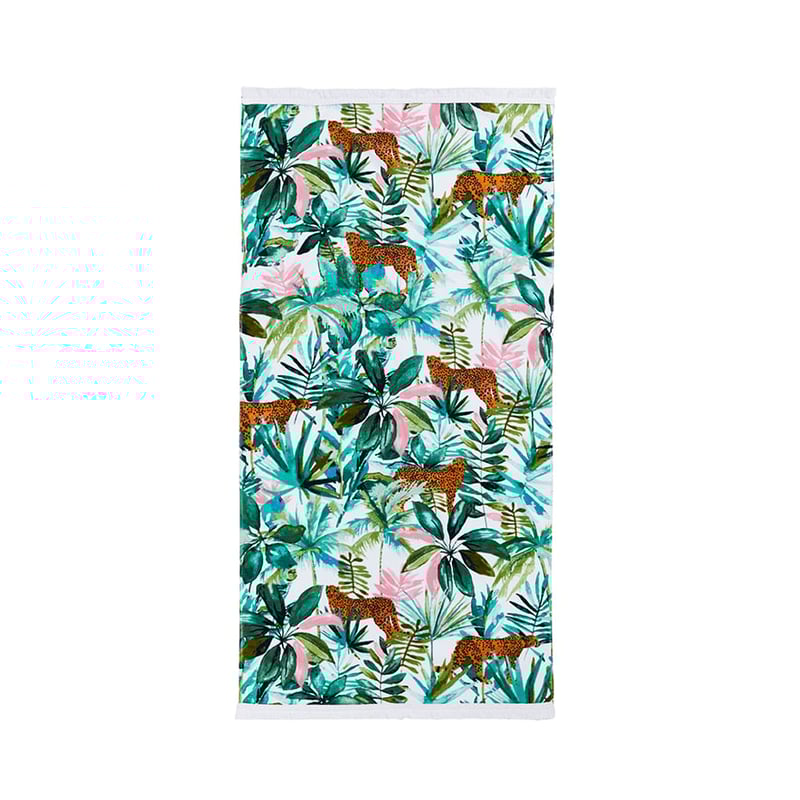 Standard Velour Beach Towel Jungle 