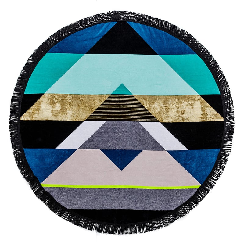 Velour Mojito Circle Beach Towel
