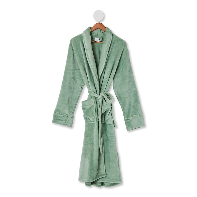 Pistachio Microfibre Robe  