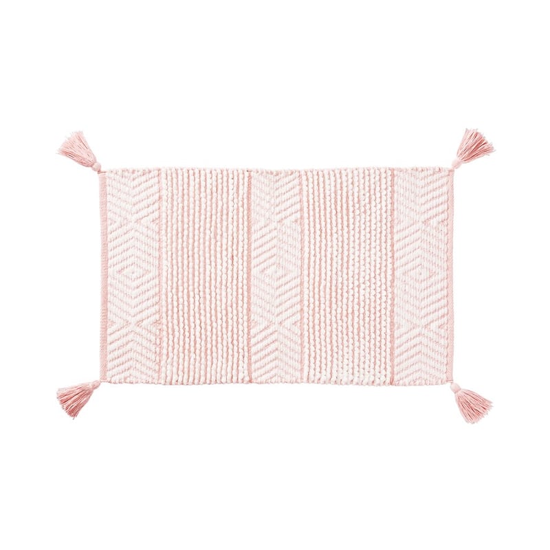 Zeypher Soft Pink Bath Mat 