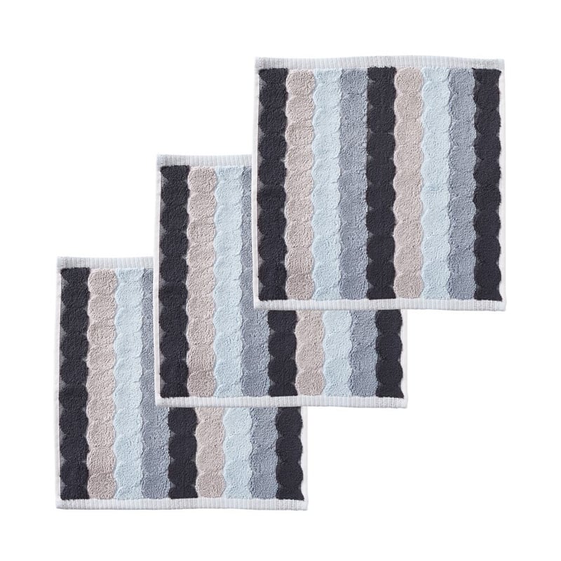 Arena Blues Multi Geo Stripe Towel Range 
