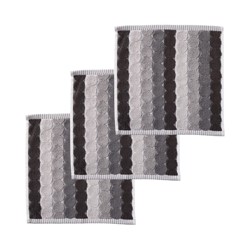 Arena Greys Multi Geo Stripe Towel Range 