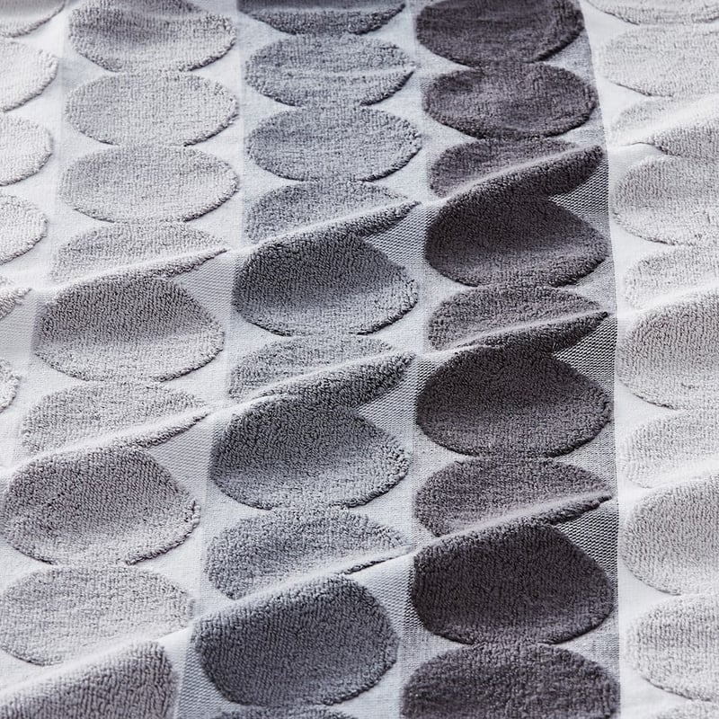 Arena Greys Multi Geo Stripe Towel Range 