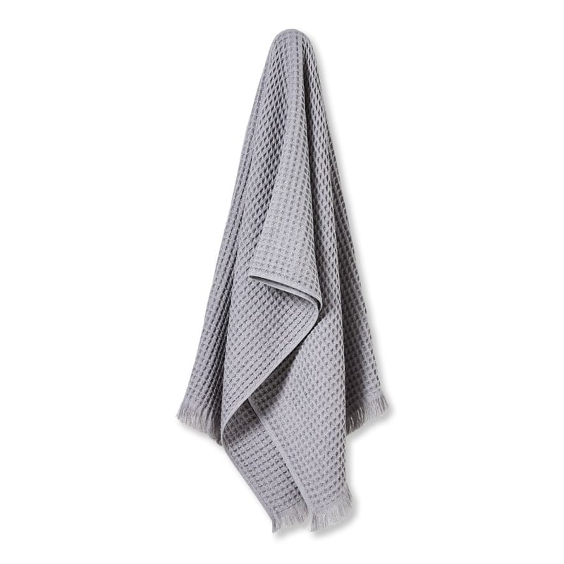 European Waffle Grey Marle Turkish Cotton Towel Range
