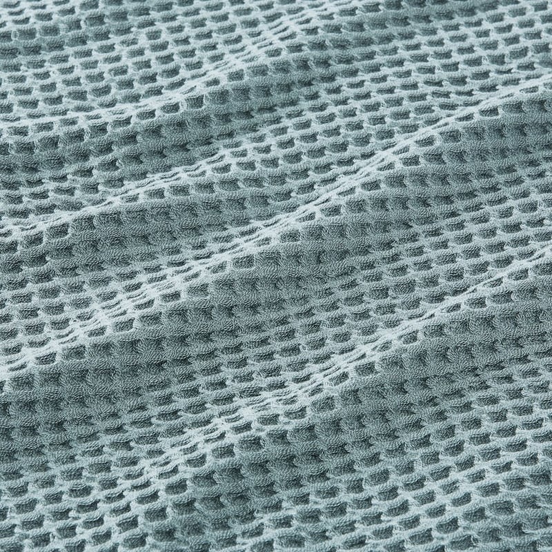 European Waffle Seagrass Marle Turkish Cotton Towel Range