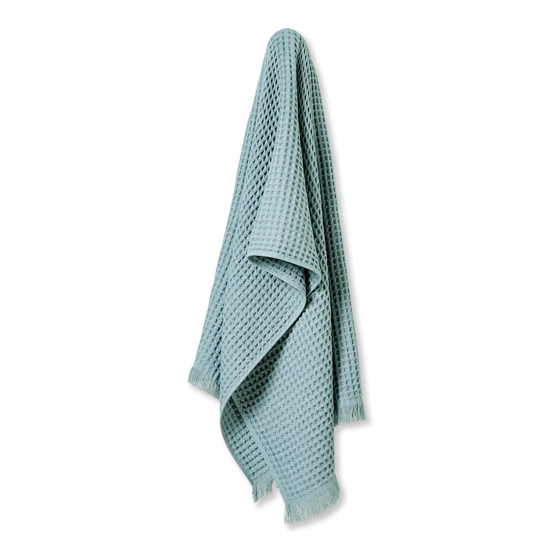 European Waffle Seagrass Marle Turkish Cotton Towel Range