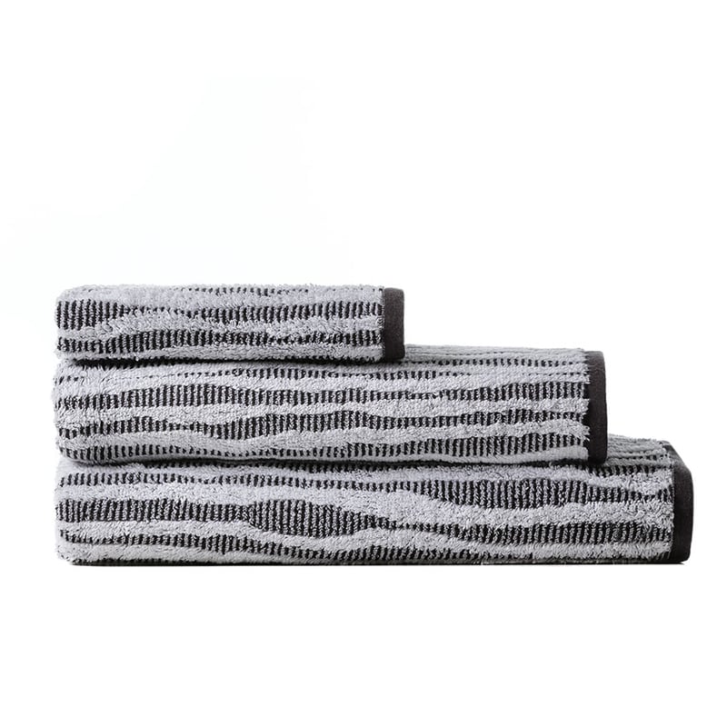 Berlin Stripe Towels White