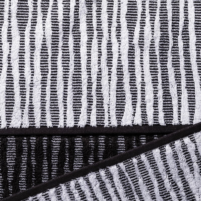 Berlin Stripe Towels White